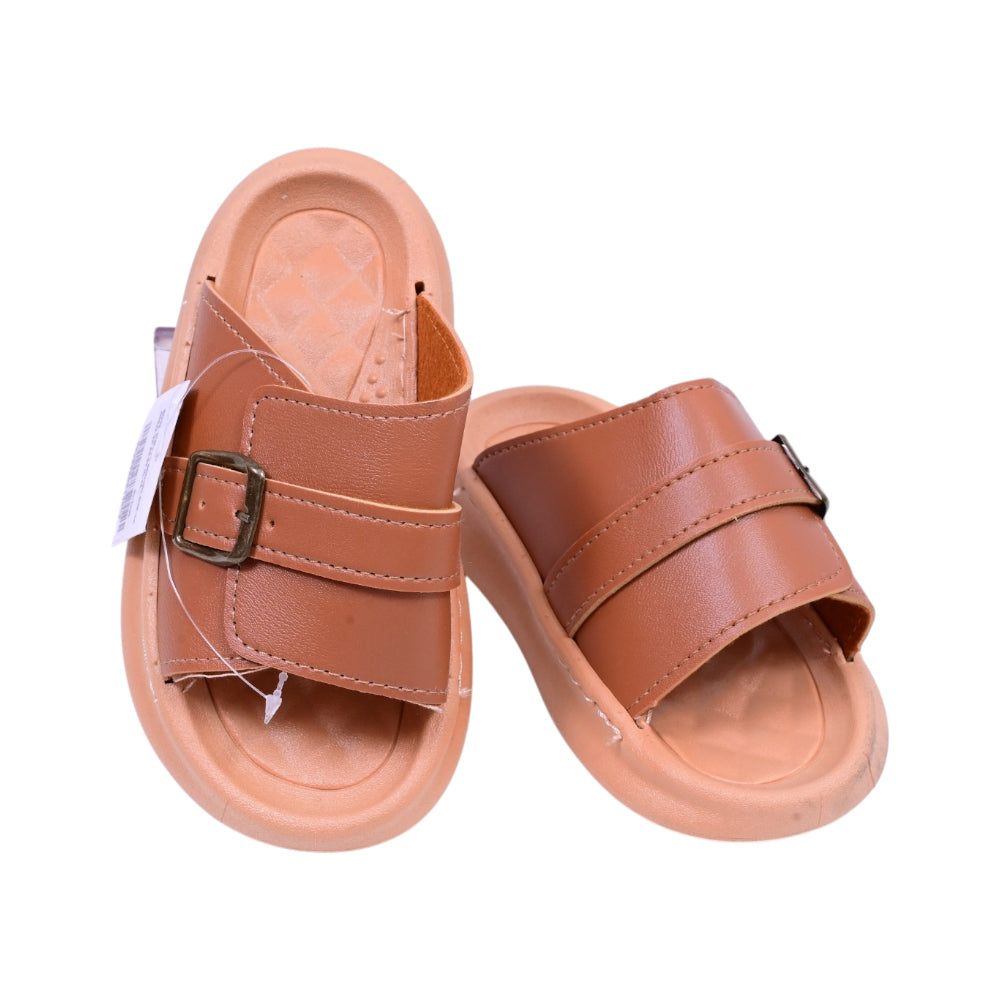 BOYS  SLIPPER BROWN SIZE-30 JH011-1B 30-35 IR-26 EVA