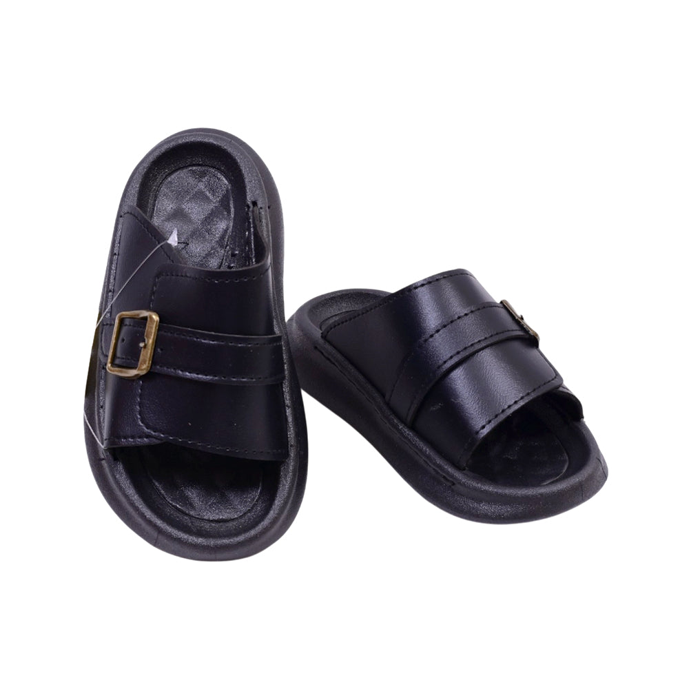 BOYS  SLIPPER BLACK SIZE-30 JH011-1B 30-35 IR-26 EVA