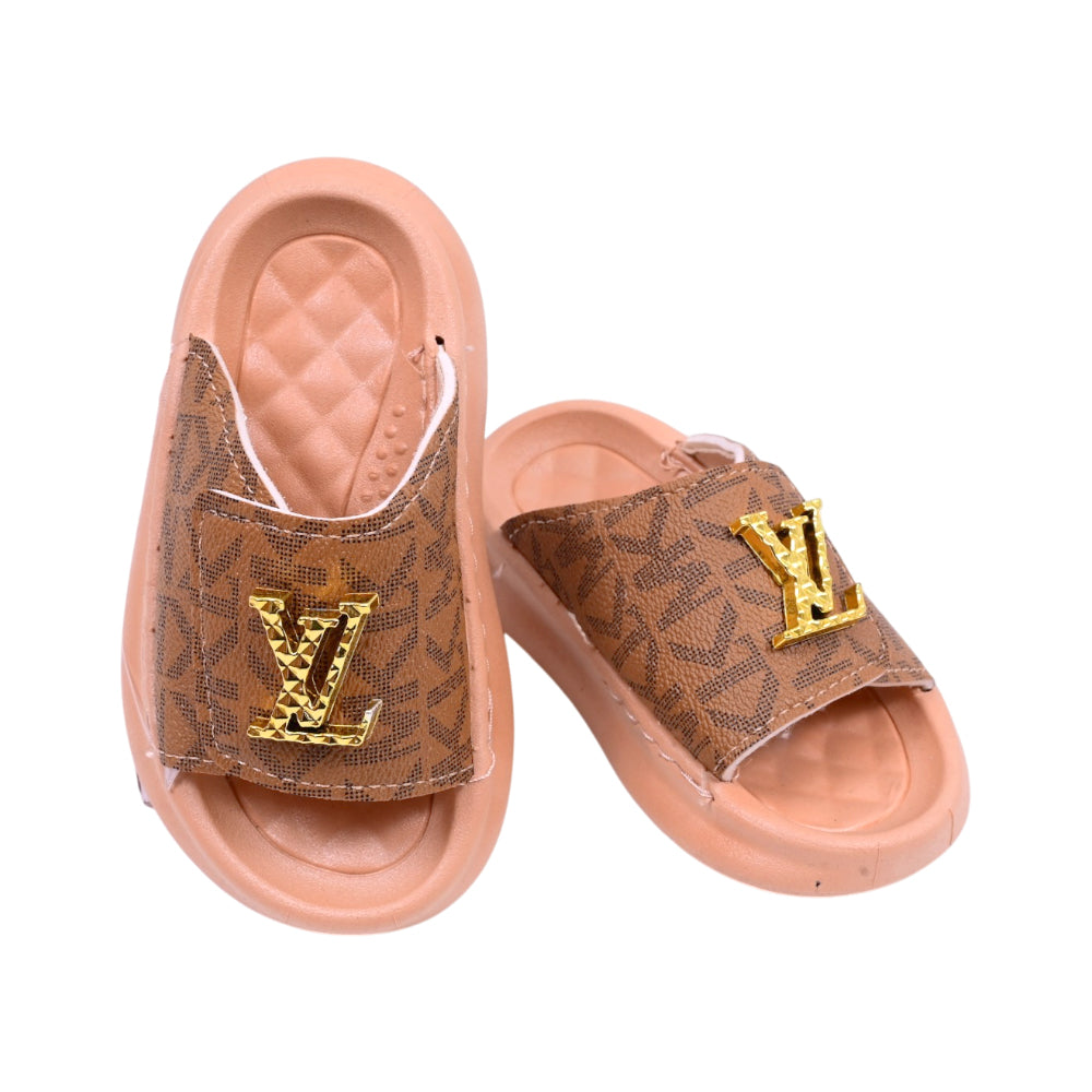 BOYS  SLIPPER BROWN SIZE-25 JH011-2A 24-29 IR-26 EVA