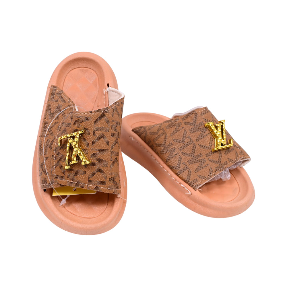 BOYS  SLIPPER BROWN SIZE-30 JH011-2B 30-35 IR-26 EVA