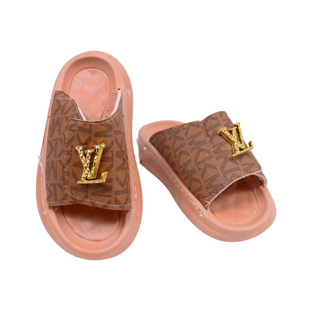 BOYS  SLIPPER BROWN SIZE-31 JH011-2B 30-35 IR-26 EVA