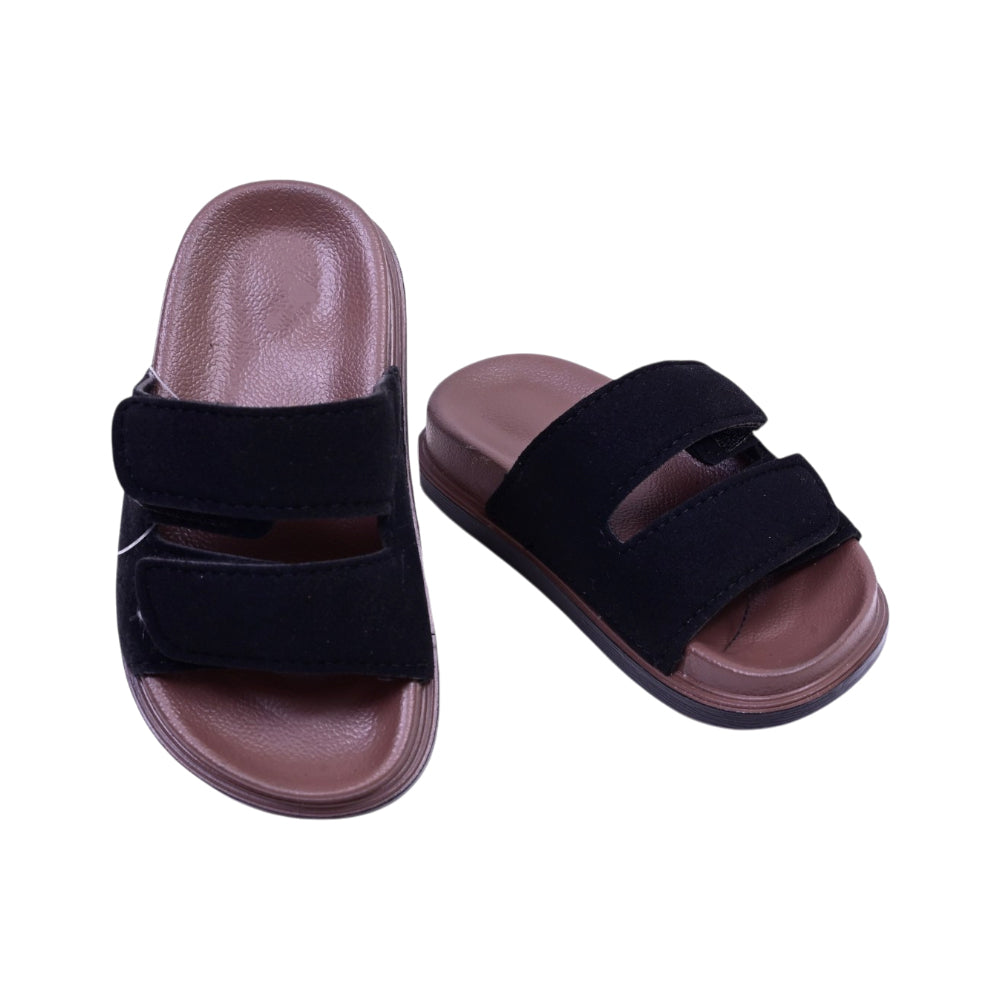 BOYS  SLIPPER BLACK SIZE 24-25 JH1868-1A 24-29 IR-26 PVC