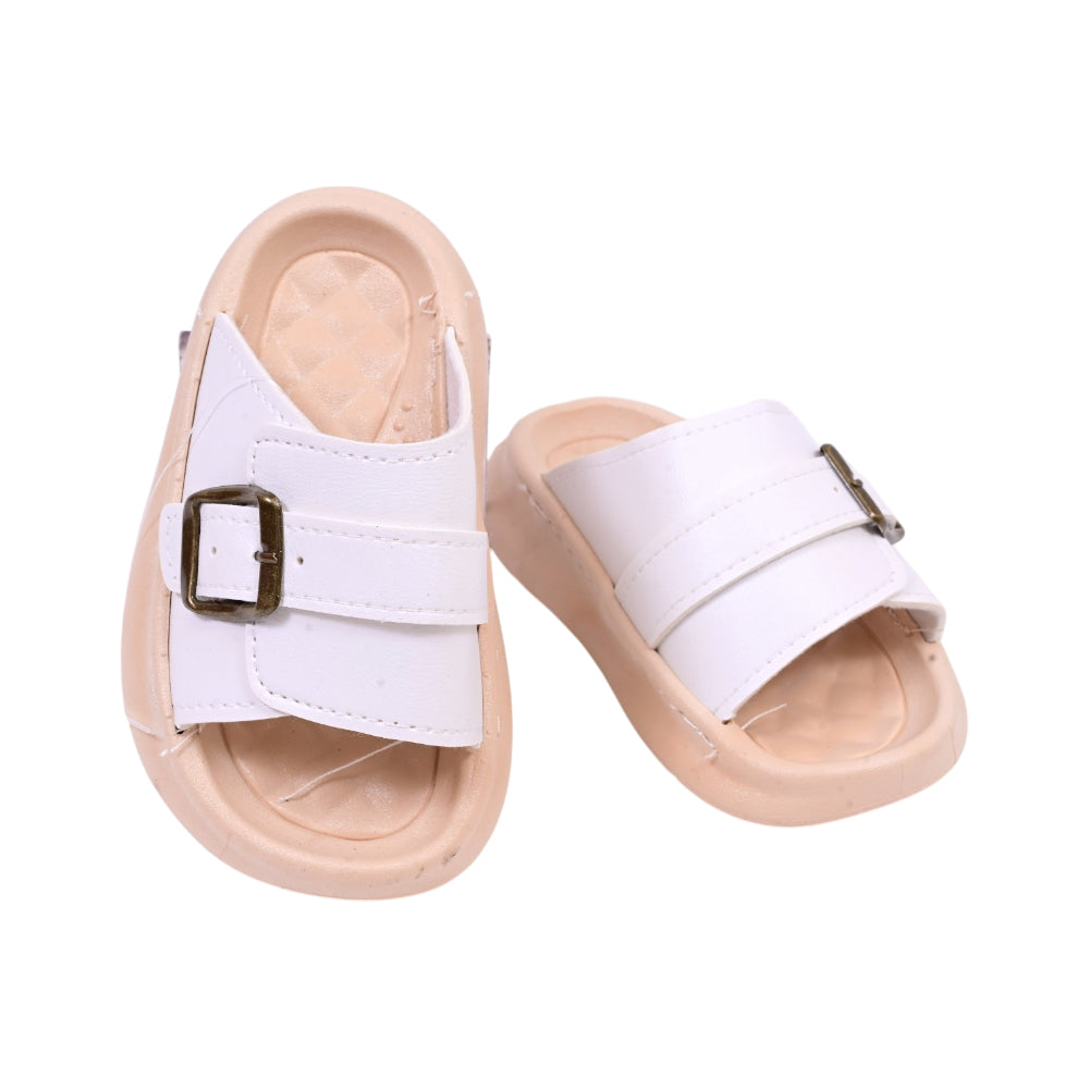 BOYS  SLIPPER WHITE SIZE-24 JH011-1A 24-29 IR-26 EVA