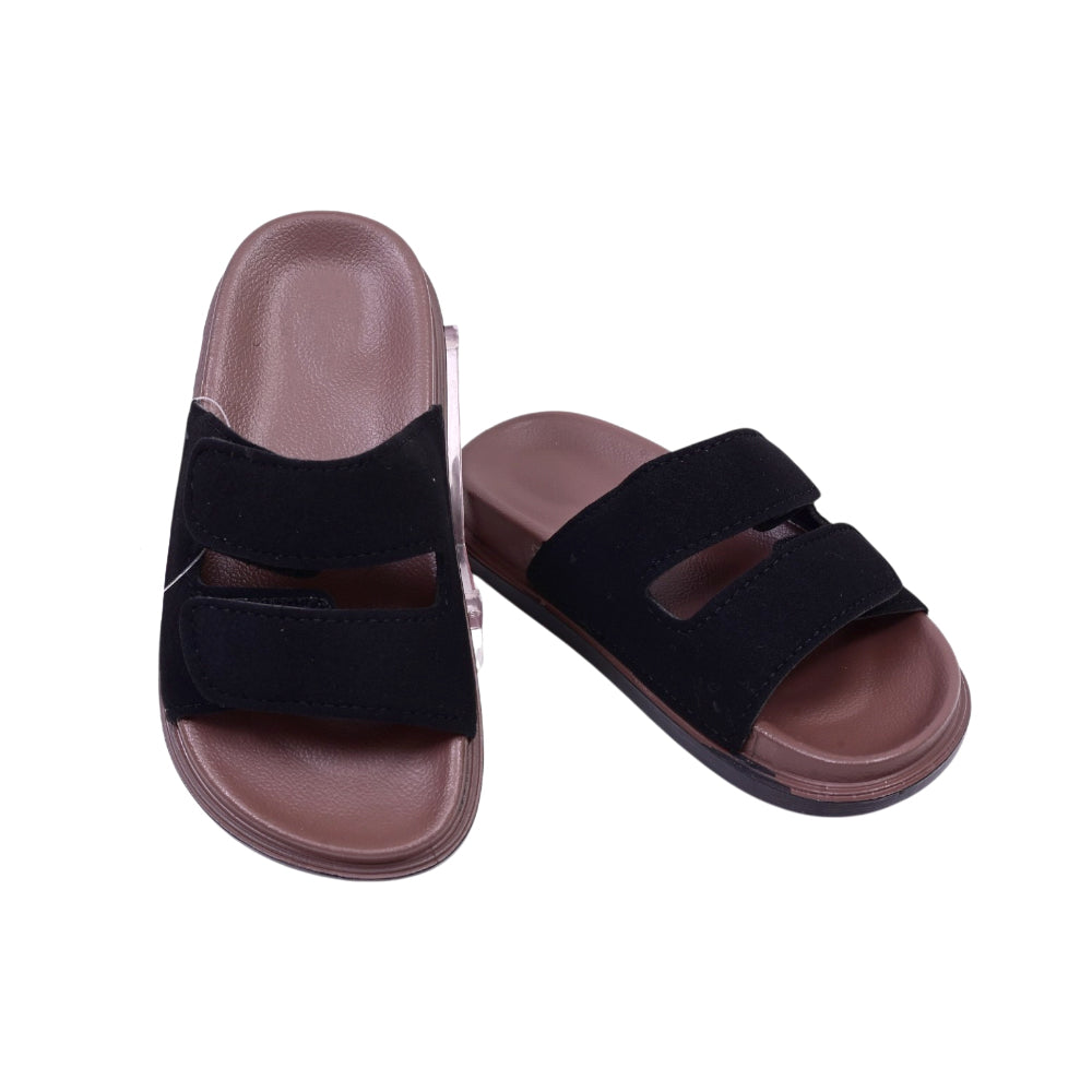 BOYS  SLIPPER BLACK SIZE 30-31 JH1868-1B 30-35 IR-26 PVC