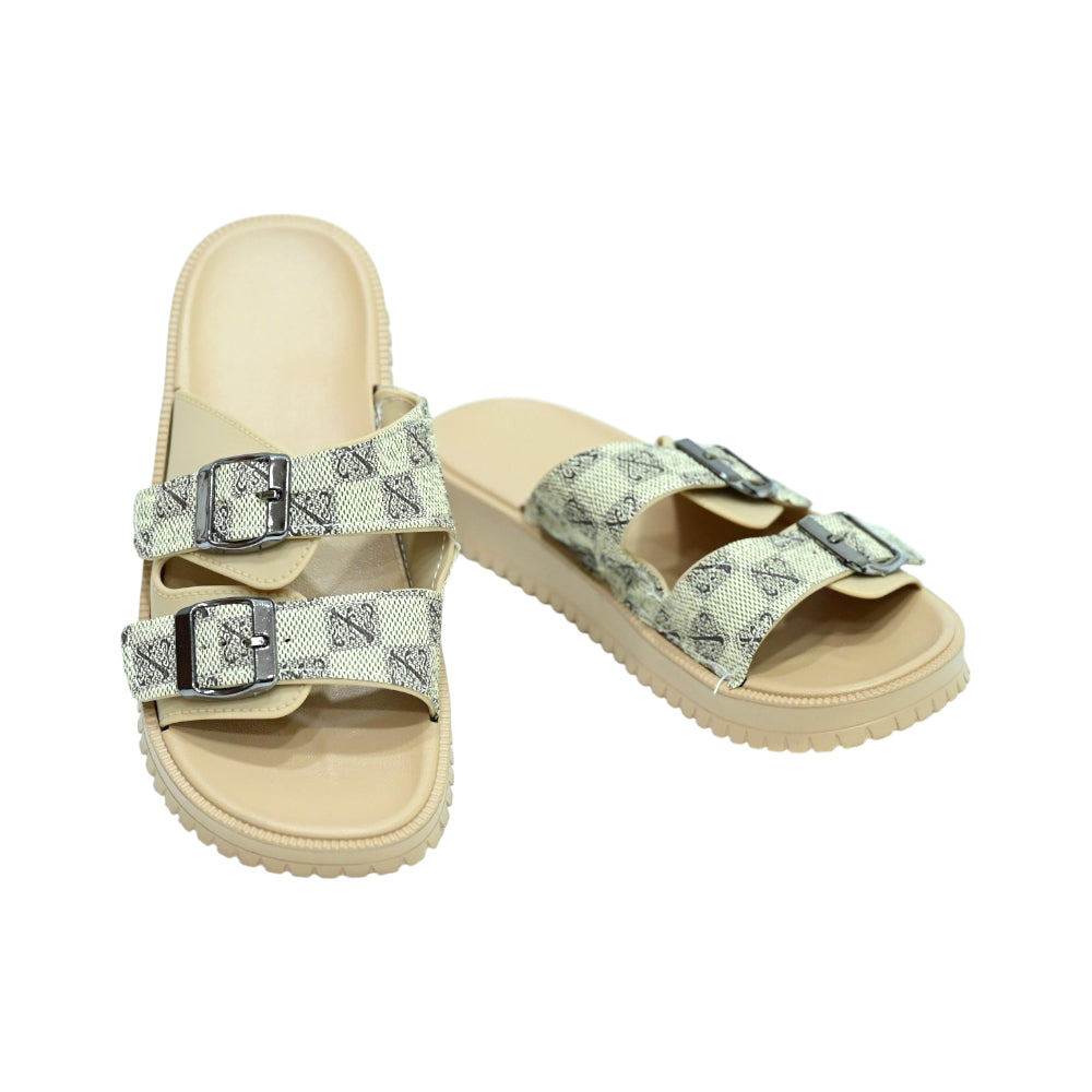 LADIES SLIPPER  BEIGE SIZE 38-39 V512-58 36-41 IR-26 PVC
