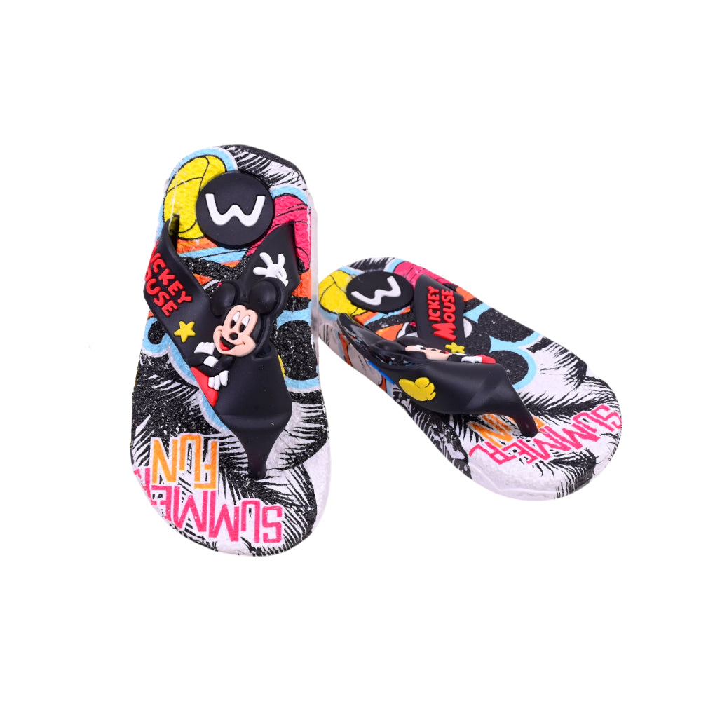 BOYS FLIP FLOP BLACK SIZE 24 968-A 24-29 IR-26 PVC