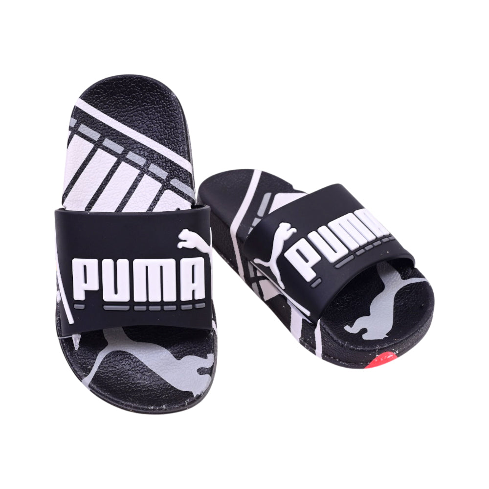 BOYS SLIPPER BLACK SIZE 24 009-1A 24-29 IR-26 PVC