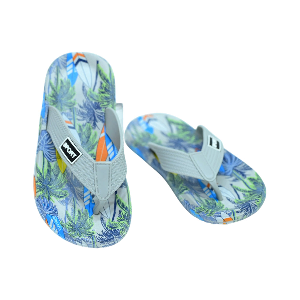 BOYS FLIP FLOP GRAY SIZE 31 ST-331B 30-35 IR-26 PVC
