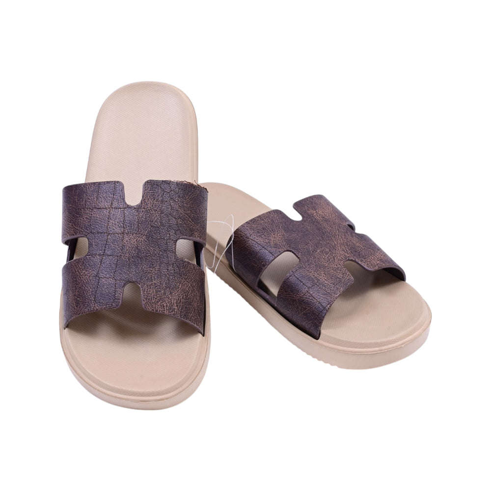 MEN SLIPPER BROWN SIZE 40 GT-5154 40-45 IR-26 EVA