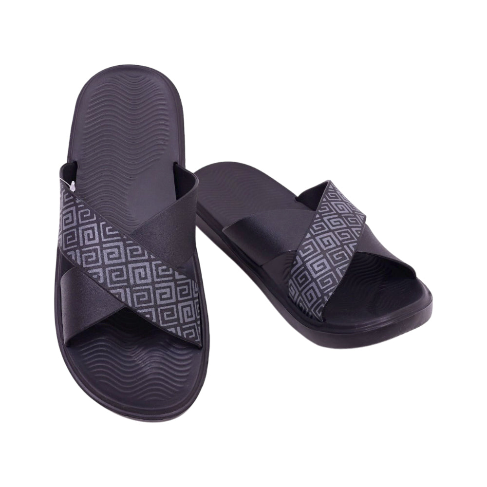 MEN SLIPPER BLACK GT-5159 40-45 IR-26 EVA