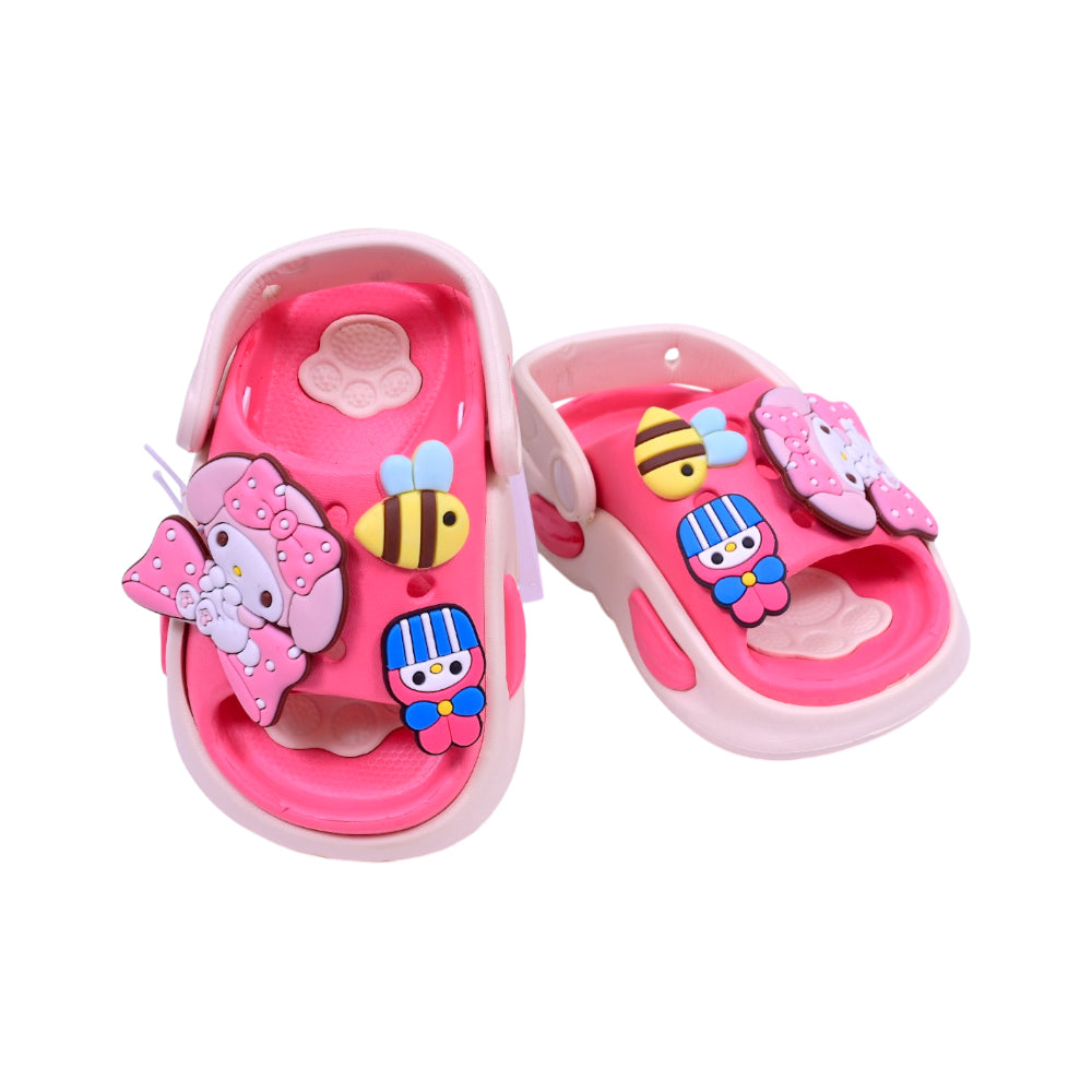 GIRLS SLIPPER PINK/WHITE A10-TD37 IR-26 18-23 EVA