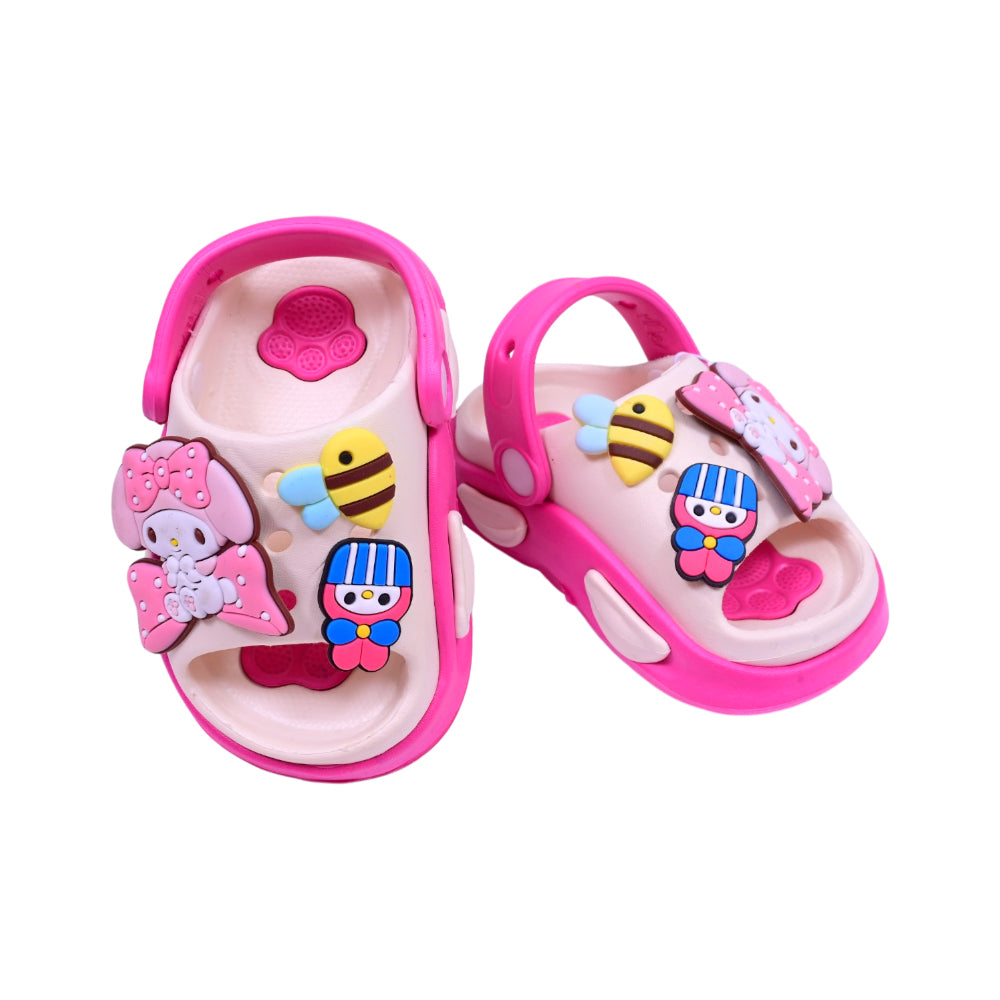 GIRLS SLIPPER WHITE A10-TD37 IR-26 18-23 EVA