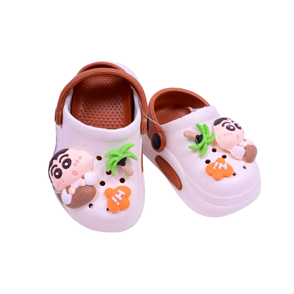 BOYS CROCS WHITE A031-12 IR-26 18-23 EVA