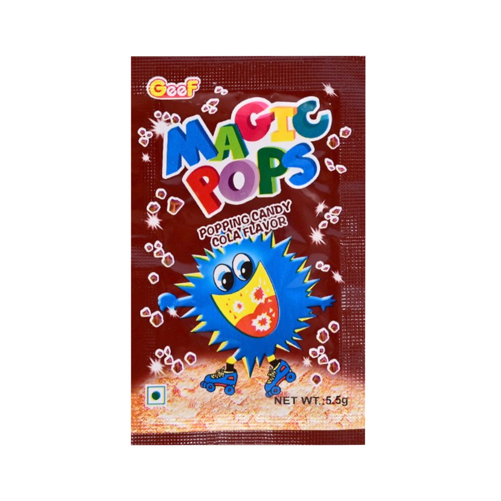 GEEF MAGIC POPS POPPING CANDY COLA FLAVOUR 5.5 GM