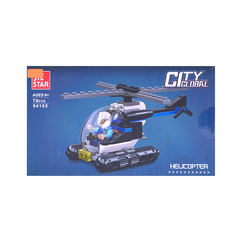 54102 POLICE HELICOPTER BLOCKS 78PCS A.I