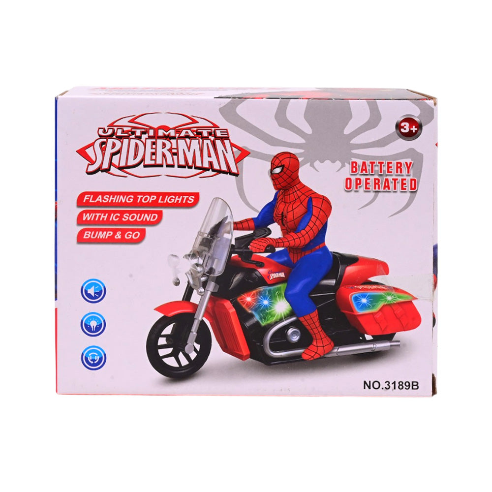 3189B MUSICAL SPIDERMAN MOTORBIKE A.I