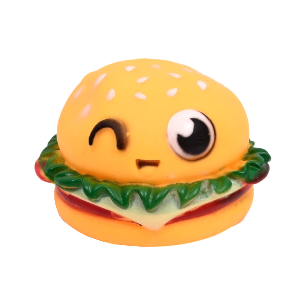 CUTE PET SQUEAKY HAMBURGER IR