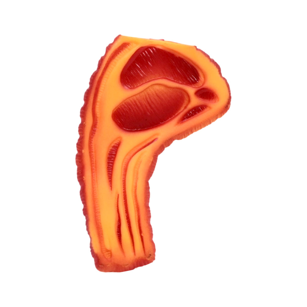 DURABLE RUBBER PET CHEW TOY MEAT IR
