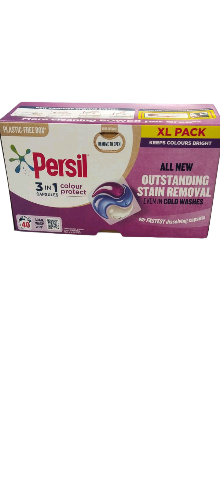 PERSIL WASHING PODS 3IN1 COLOUR PROTECT CAPSULES 40 S