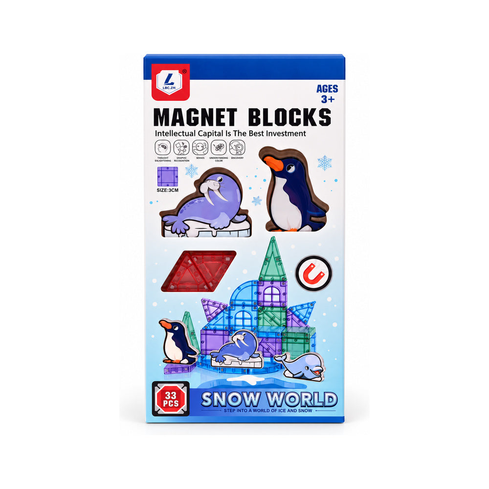 HD227A MAGNETIC BLOCKS SNOW WORLD 33PC IR