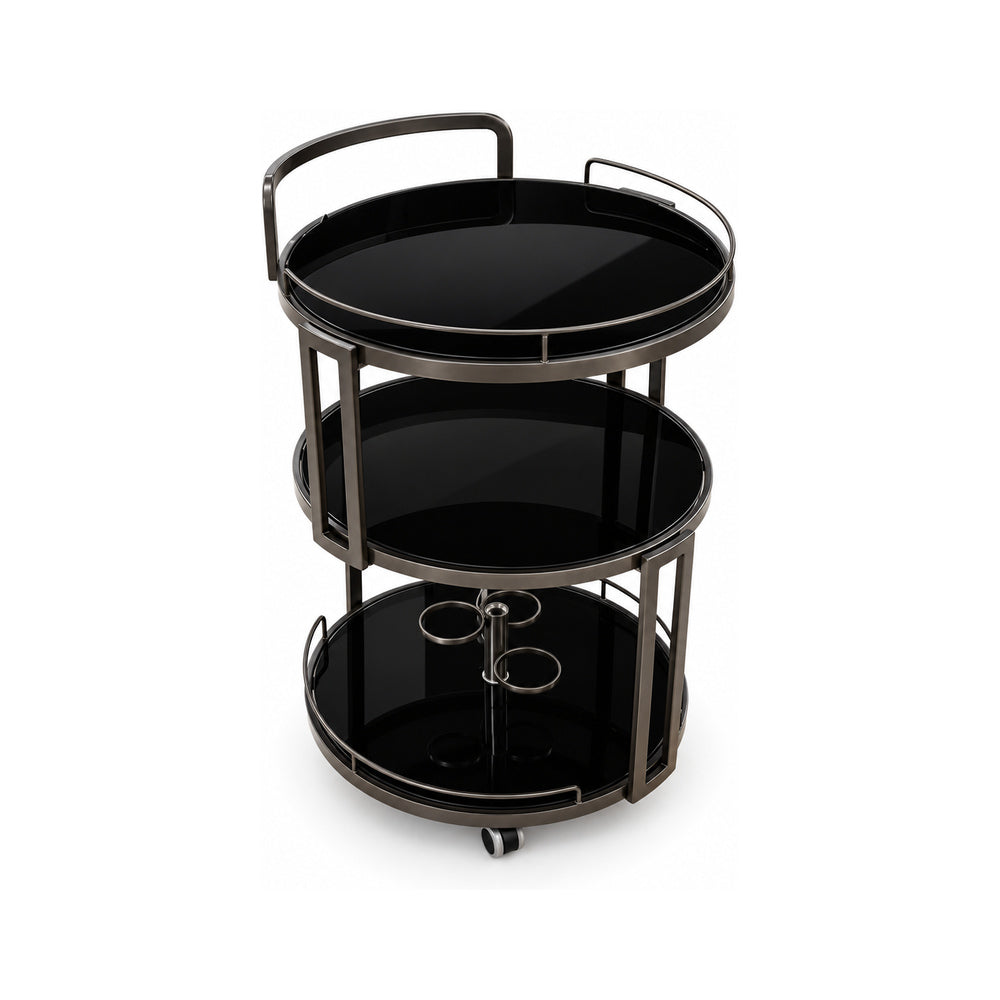 TEA TROLLEY PAINTING GRAY IR D223A A+B