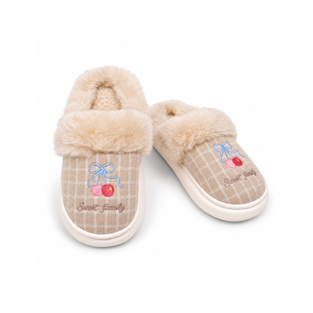 LADIES CARPET SLIPPER KHAKHI MS-35 IR 36-41 EVA