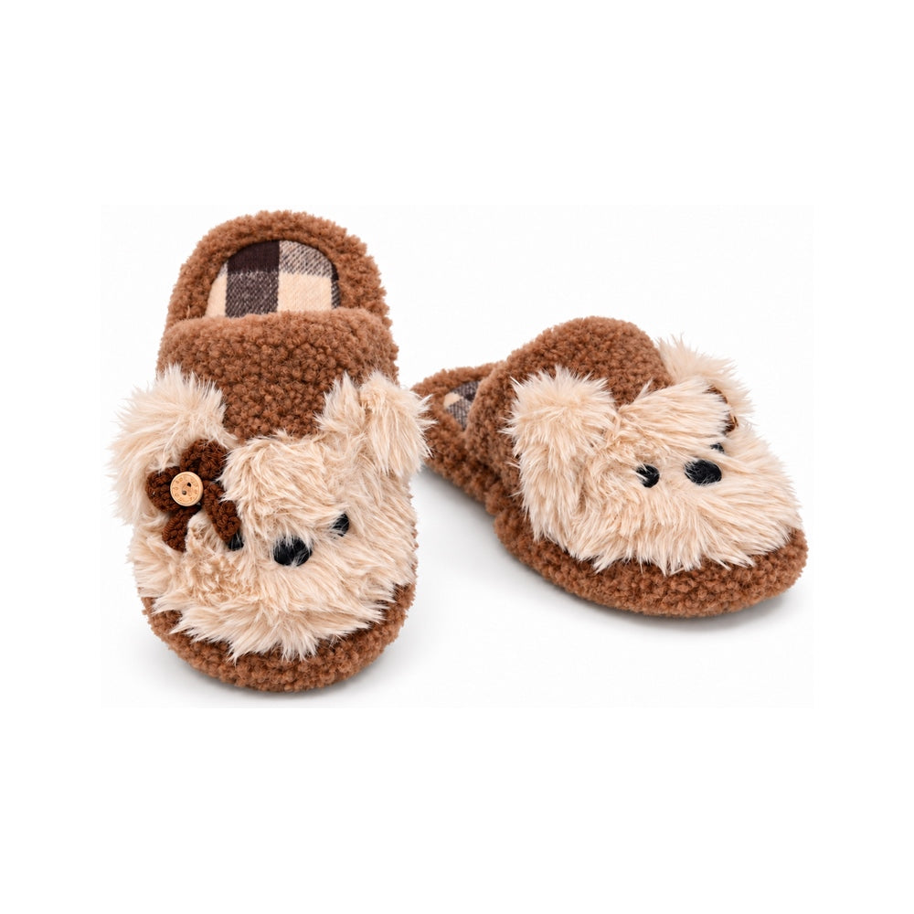UNISEX CARPET SLIPPER BROWN MS-53 IR 30-35 EVA