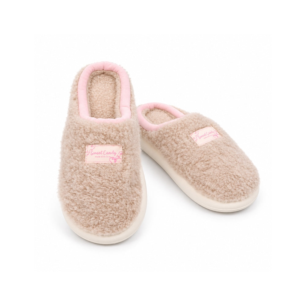 LADIES CARPET SLIPPER BEIGE MS-34 IR 36-41 EVA