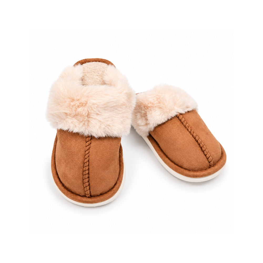 LADIES CARPET SLIPPER CAMEL CLR MS-2 IR 36-41 EVA