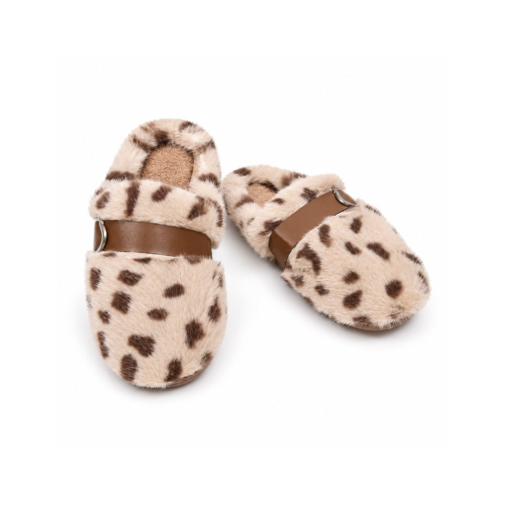LADIES CARPET SLIPPER KHAKHI MS-50 IR 36-41 TPR