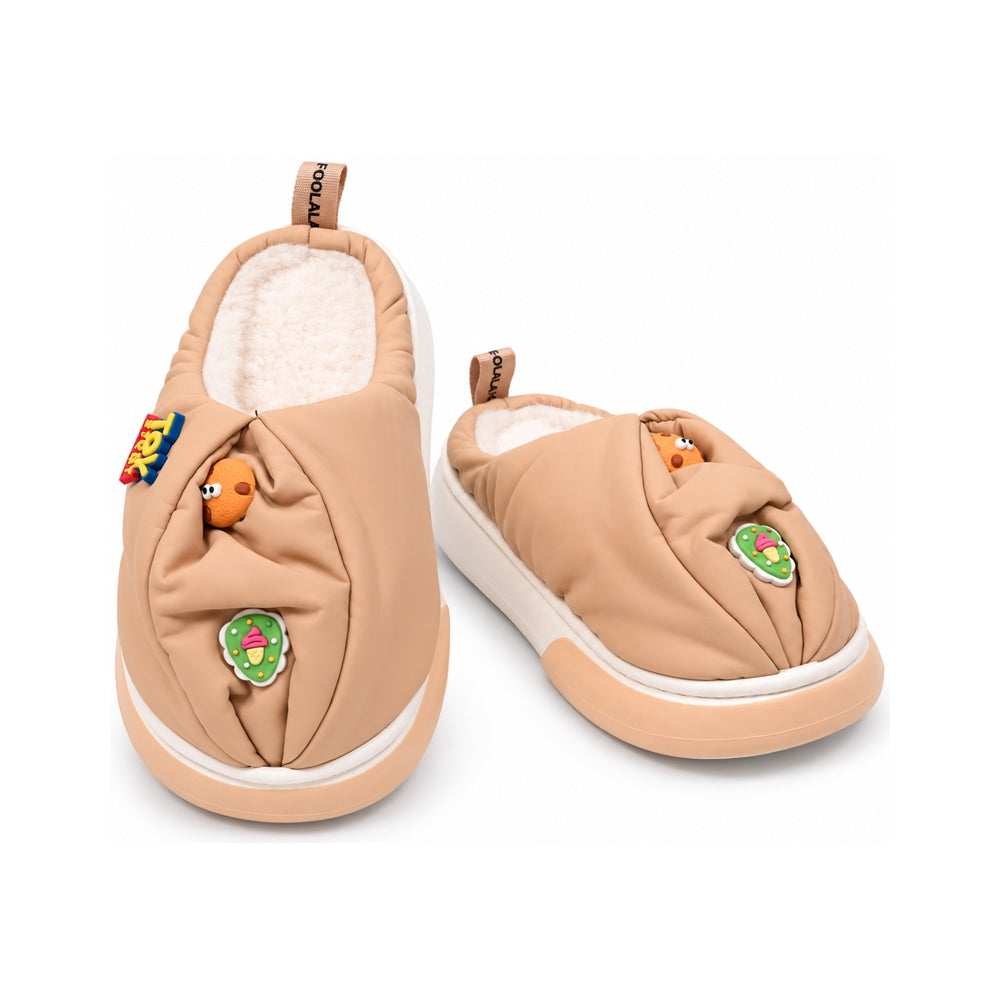 GIRLS CARPET SLIPPER YELLOW MS-12 IR 30-35 EVA