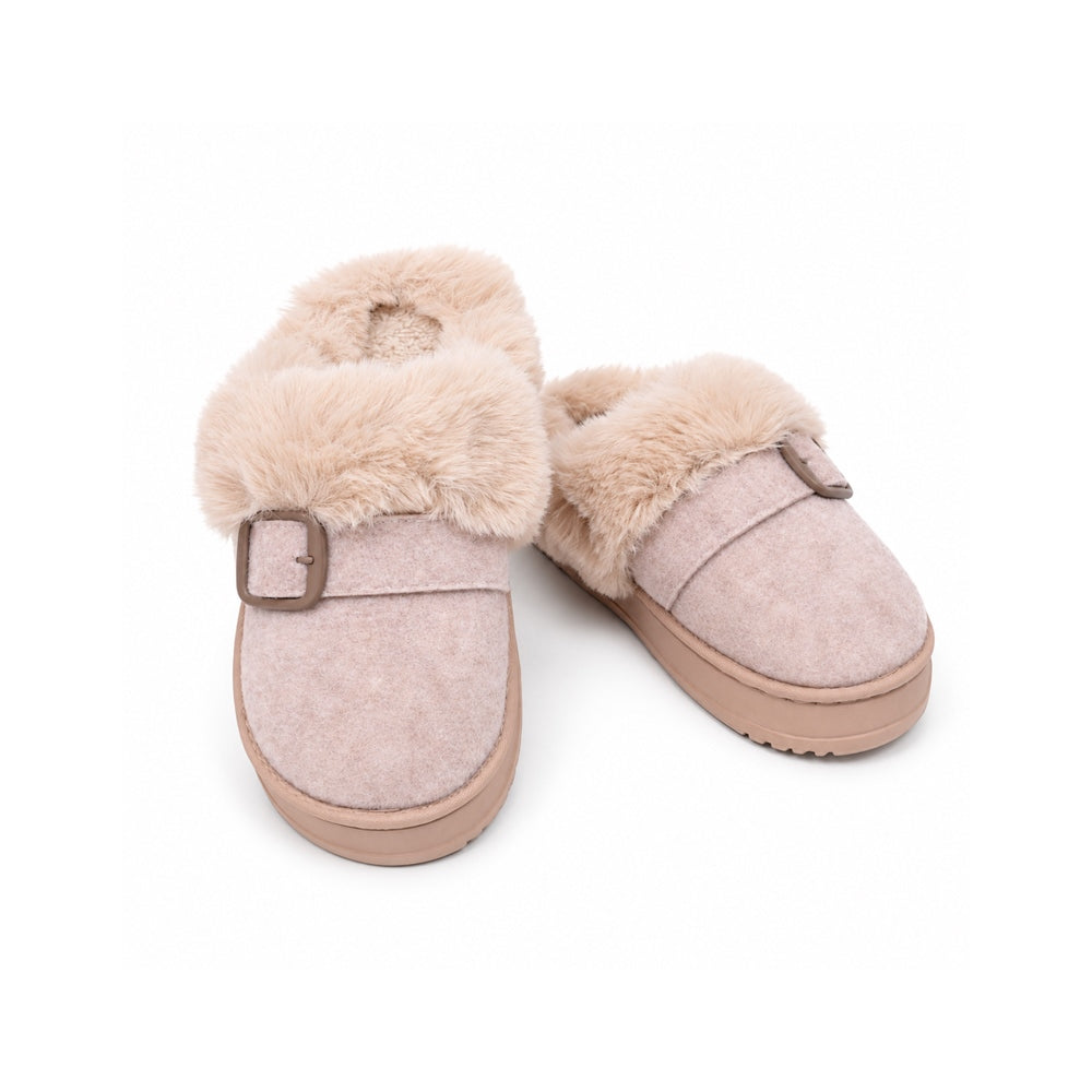 LADIES CARPET SLIPPER BEIGE MS-4 IR 36-41 EVA