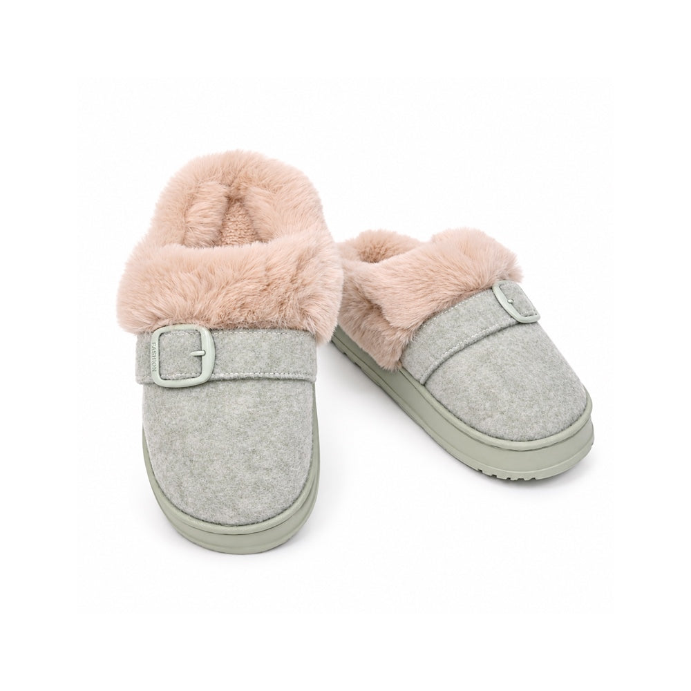 LADIES CARPET SLIPPER GREEN MS-4 IR 36-41 EVA