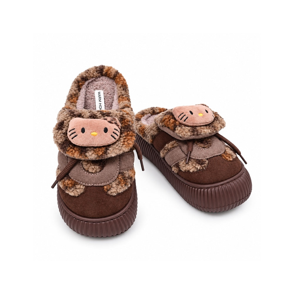 LADIES CARPET SLIPPER COFFEE MS-10 IR 36-39 EVA