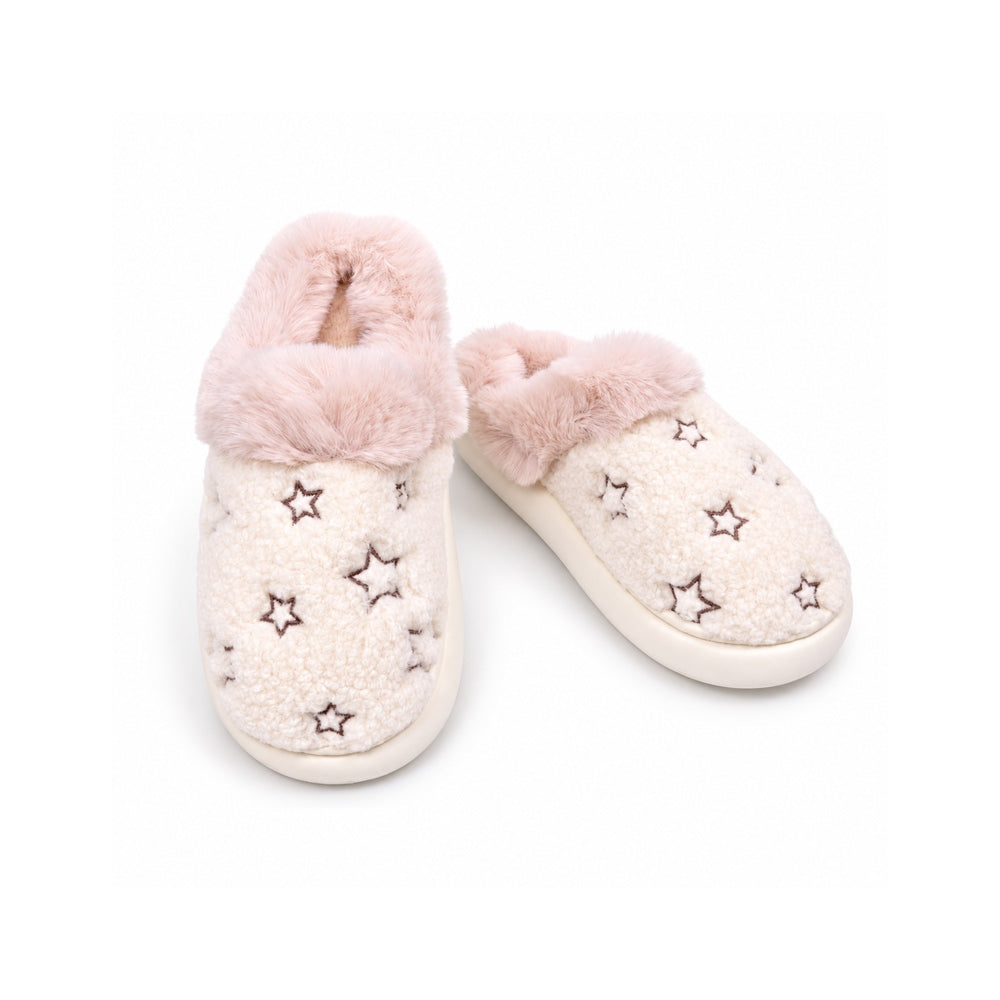 LADIES CARPET SLIPPER WHITE MS-18 IR 36-41 EVA