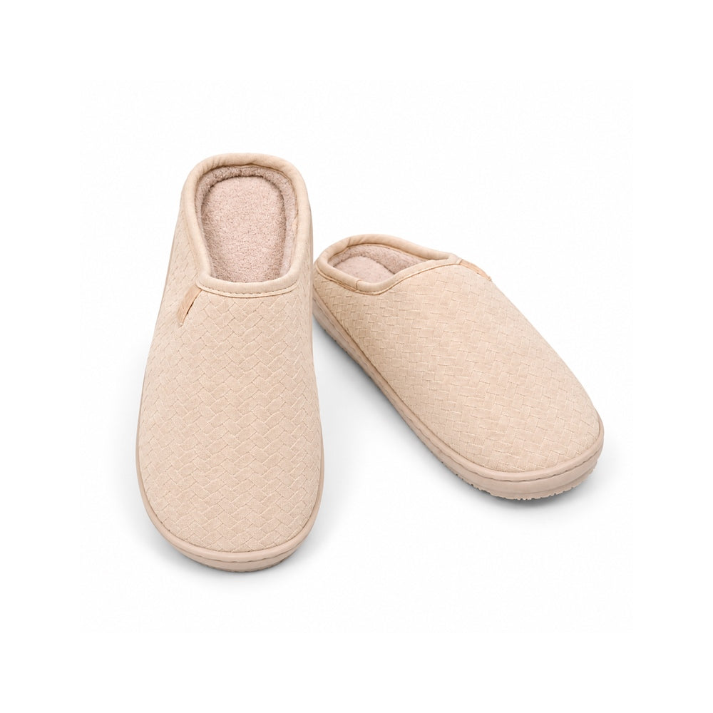 LADIES CARPET SLIPPER CREAM CLR MS-25 IR 36-41 EVA