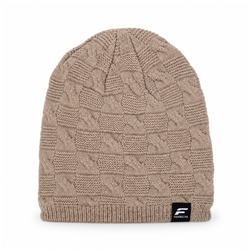MENS WOOLEN CAP SAND IR-26 Y14