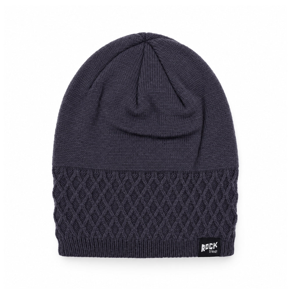 MENS WOOLEN CAP GRAY IR-26 Y12