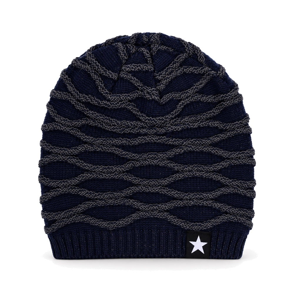 MENS WOOLEN CAP N-BLUE IR-26 Y09