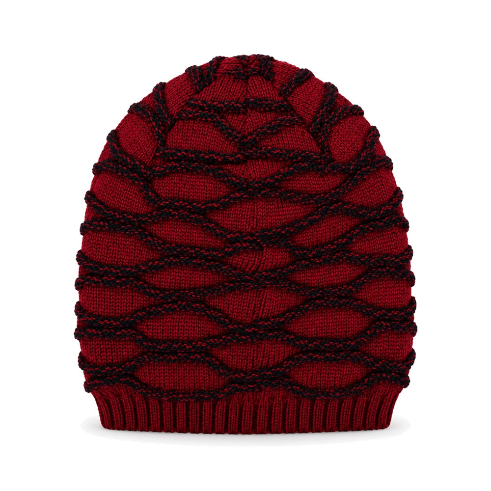 MENS WOOLEN CAP MEHROON IR-26 Y09