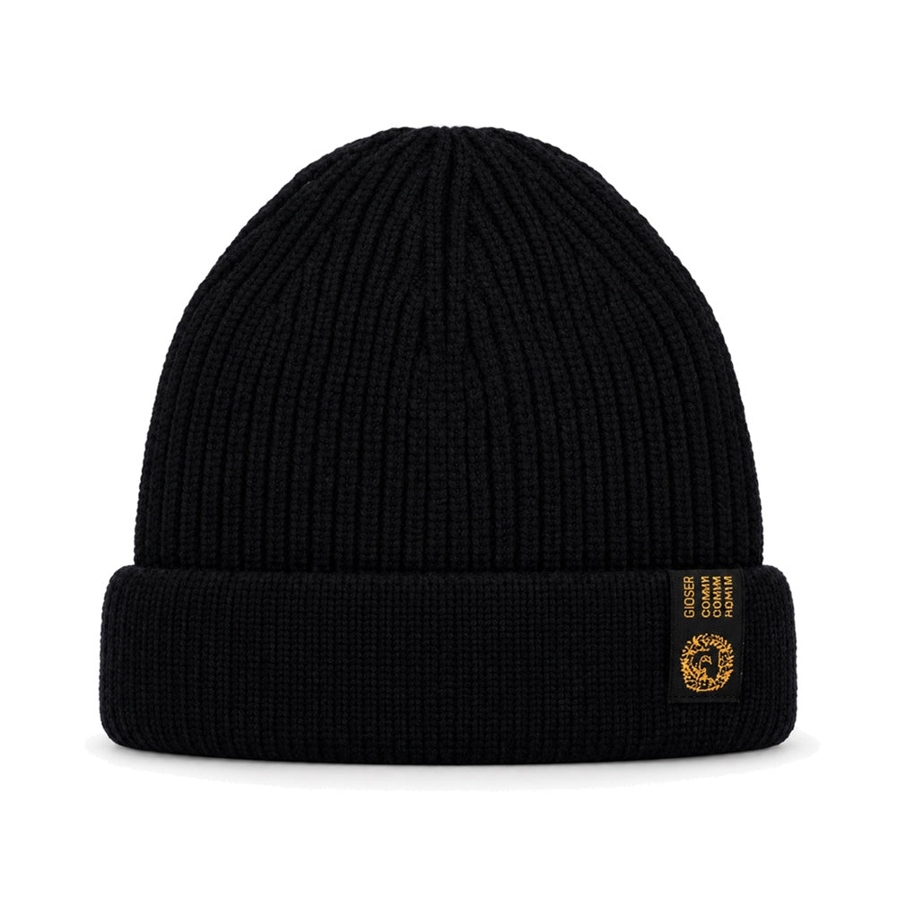 MENS WOOLEN CAP BLACK IR-26 Y07