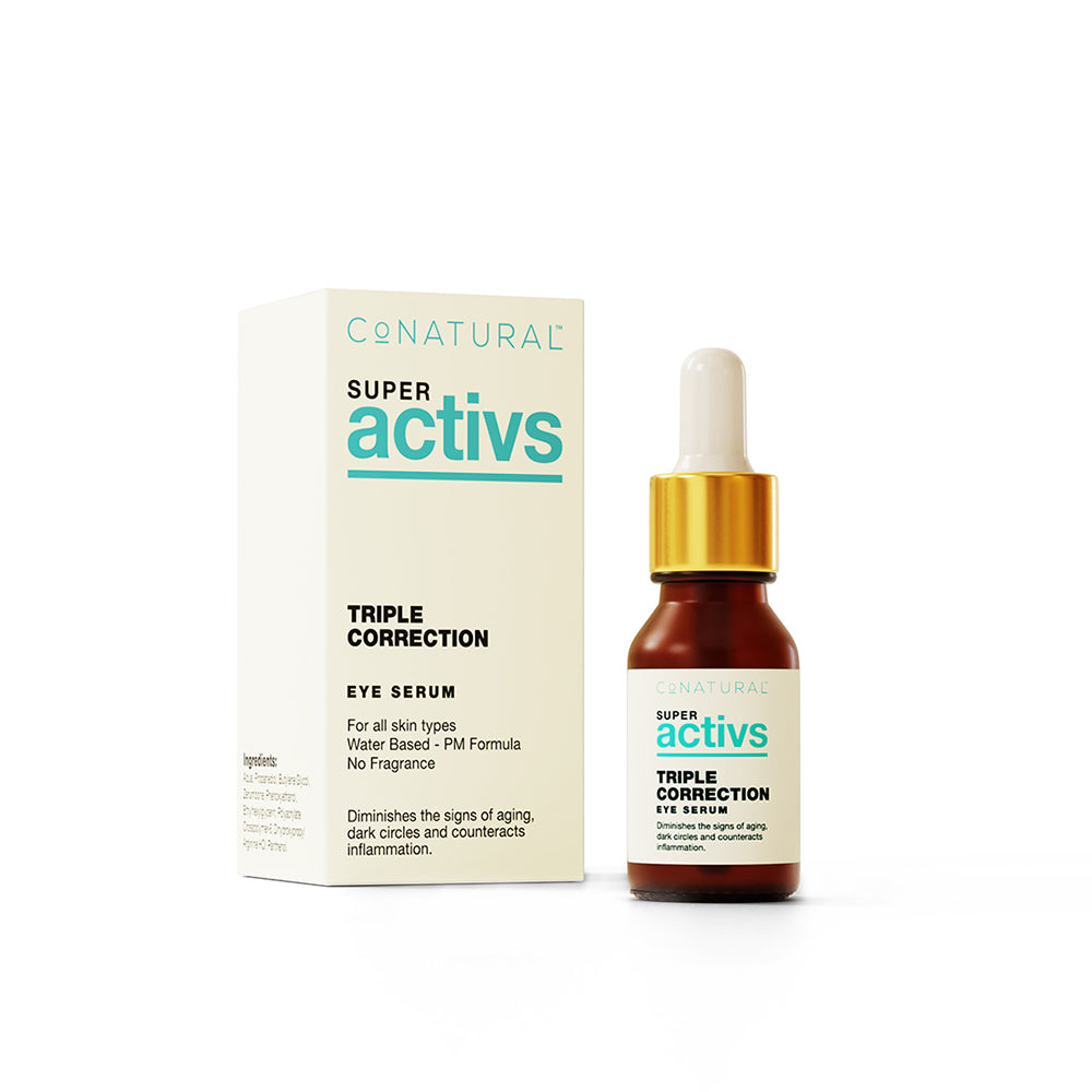 CO NATURAL SUPER ACTIVES TRIPLE CORRECTION EYE SERUM 12 ML