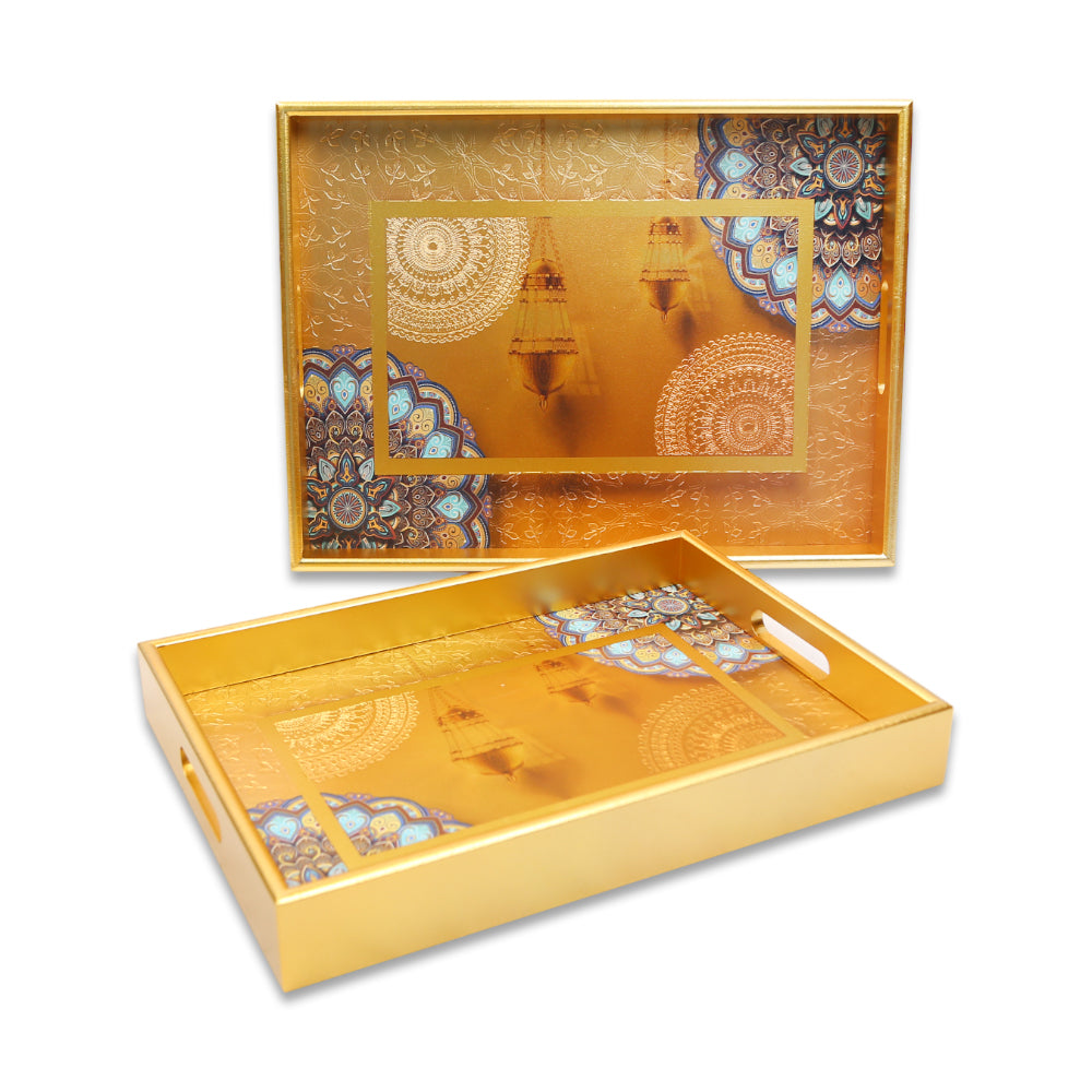 TRAY SET 2PC WOODEN IR 1938-2