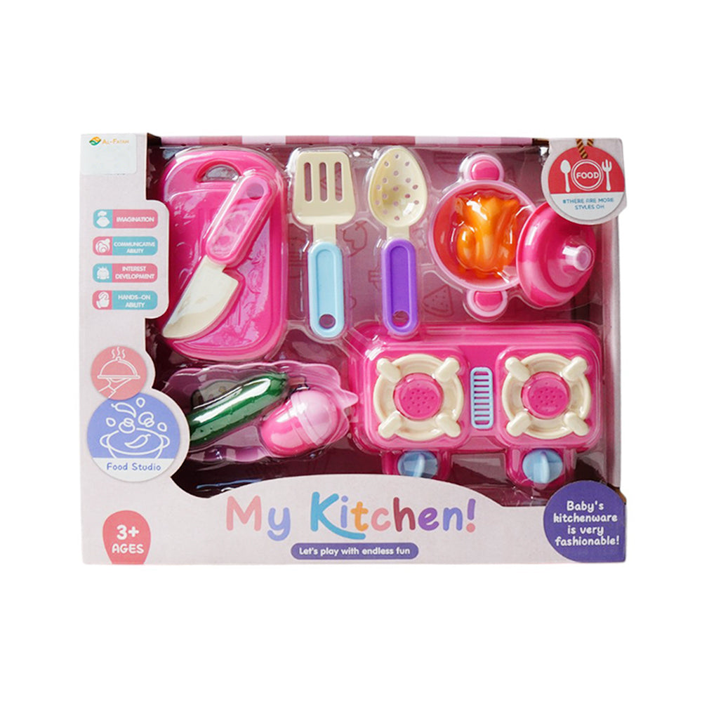 8204-2 KITCHEN SET PINK