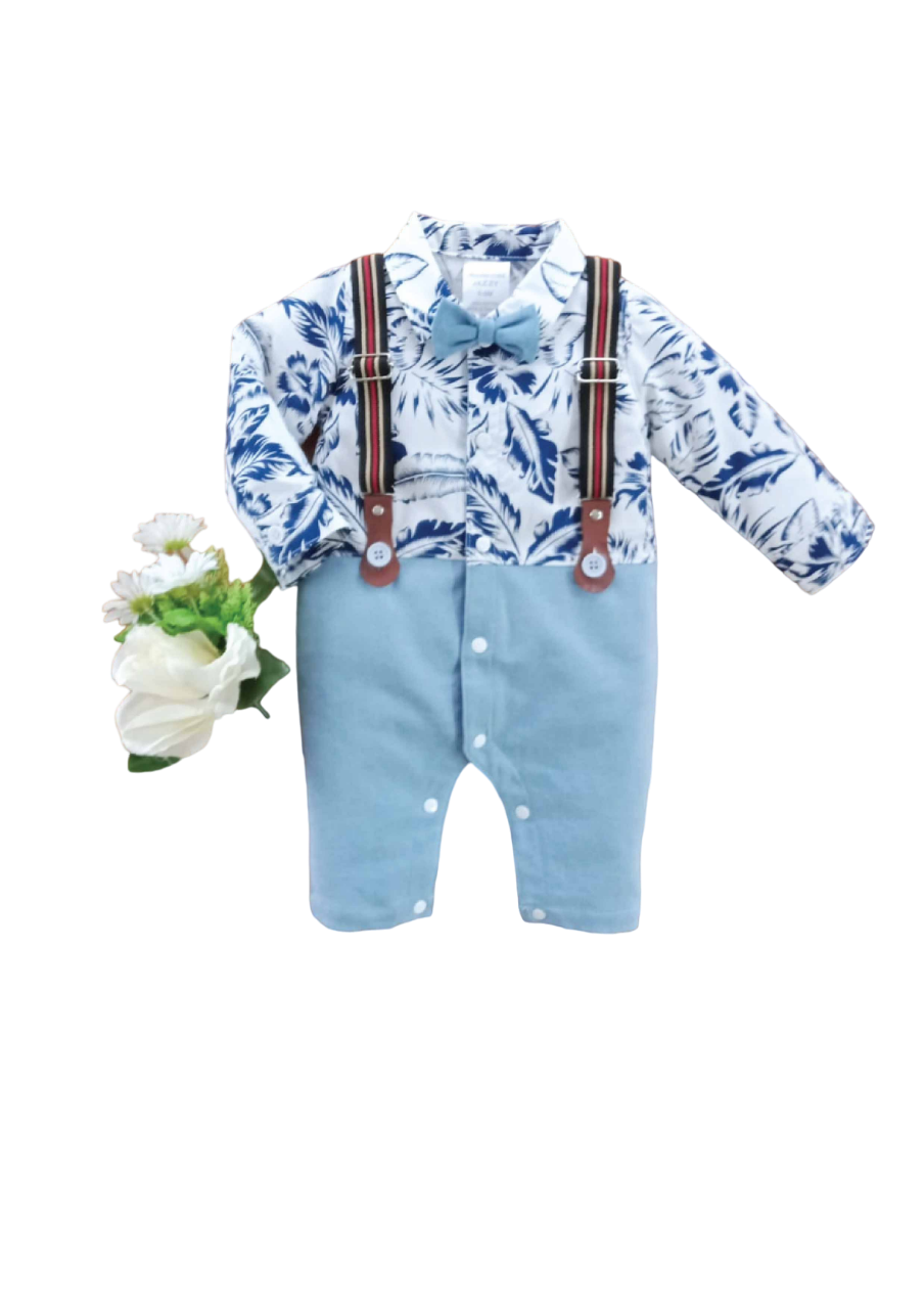 BOYS L/S 3PC SHIRT GAAS PANT SHIRT SUIT MZW-24 0-3M 249-007