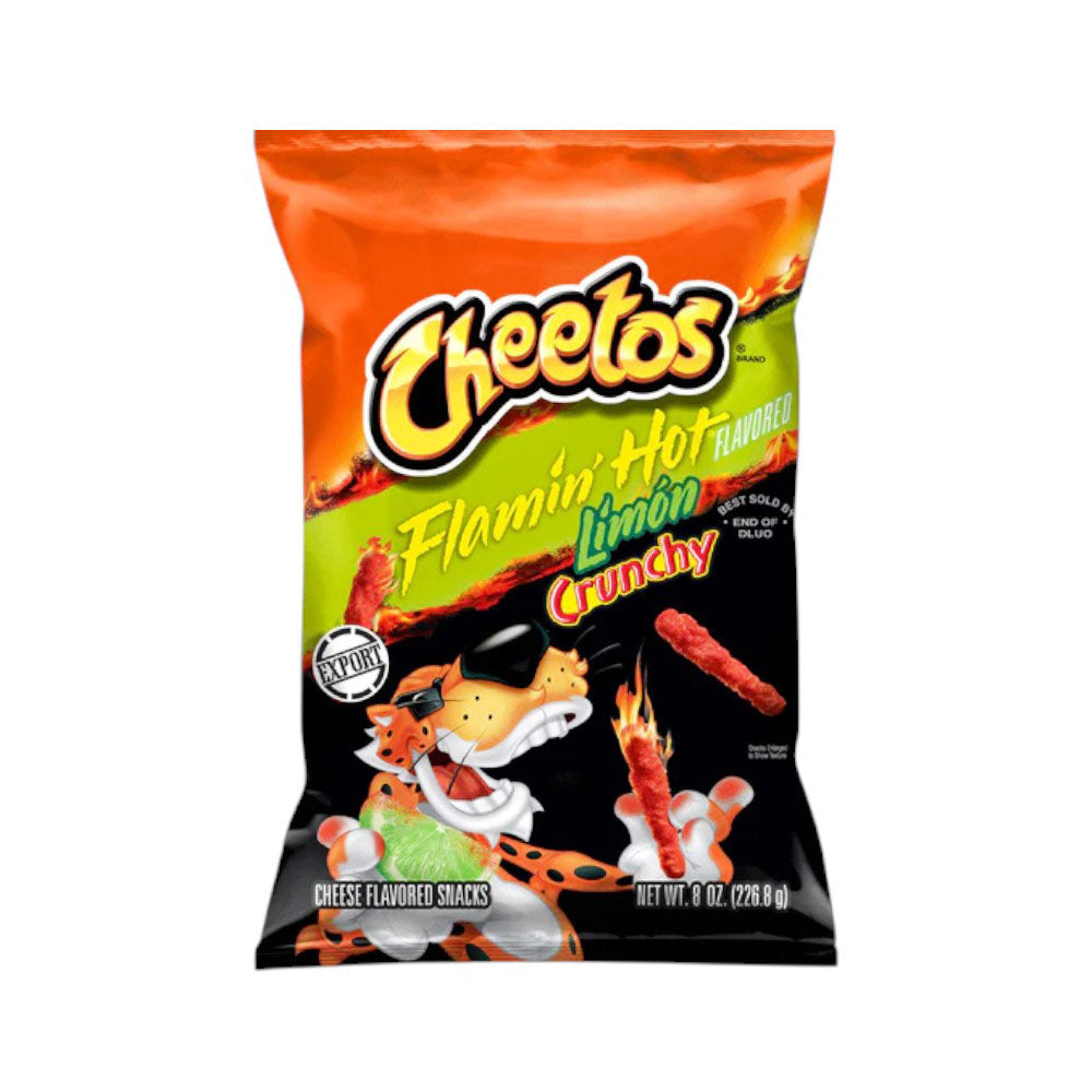 CHEETOS CHIPS FLAMIN HOT LIMON CRUNCHY 226.8 GM