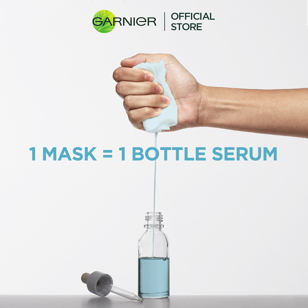 GARNIER TISSUE MASK HYDRA BOMB PLUMPING 28GM