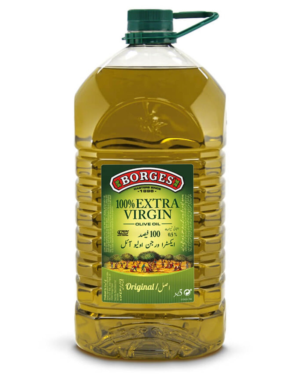 BORGES EXTRA VIRGIN OLIVE OIL ORIGINAL 5 LTR