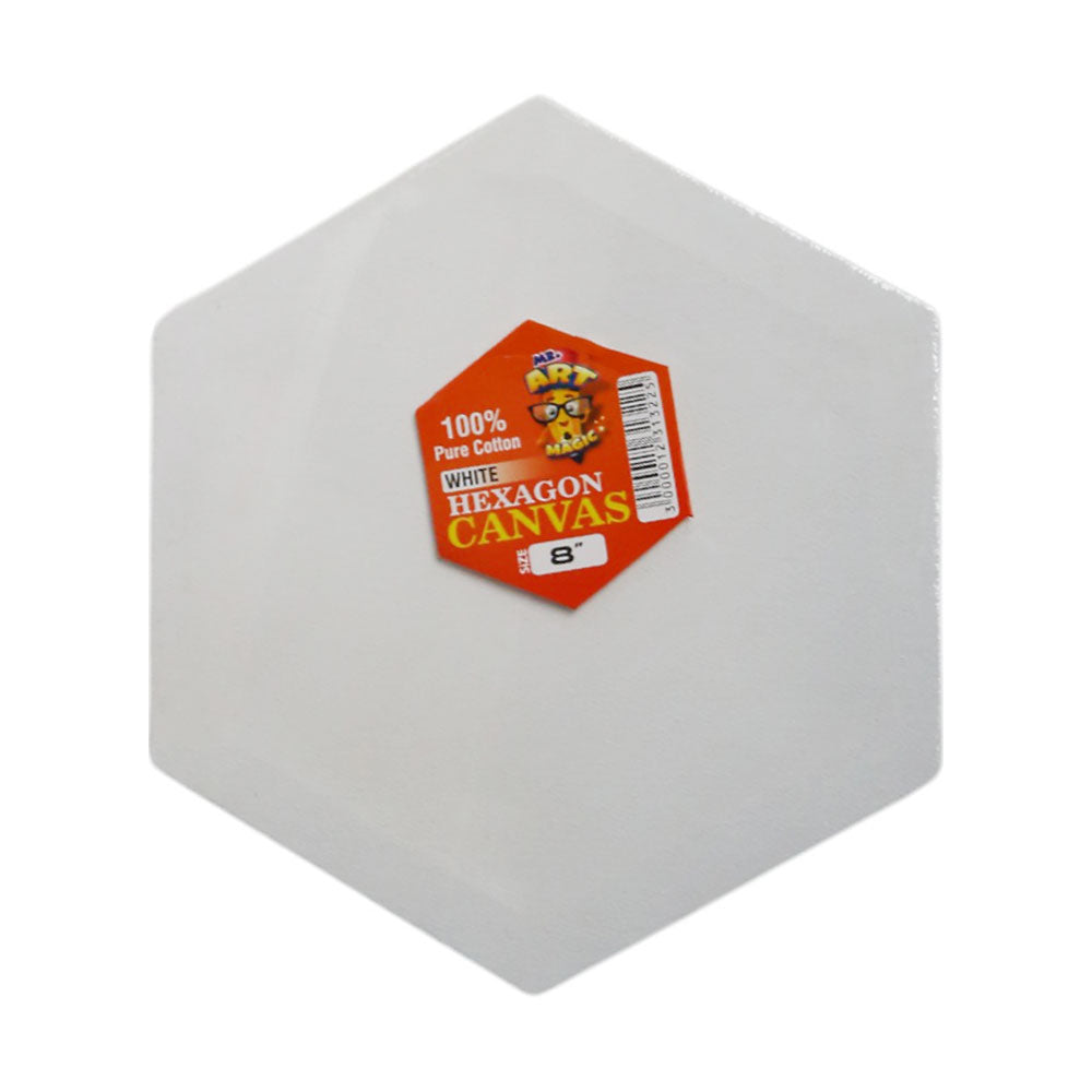 3308 CANVAS BOARD HEXAGON 8INCH