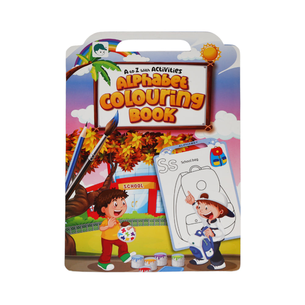 RB0097 ALPHABET COLORING HANDY BOOK